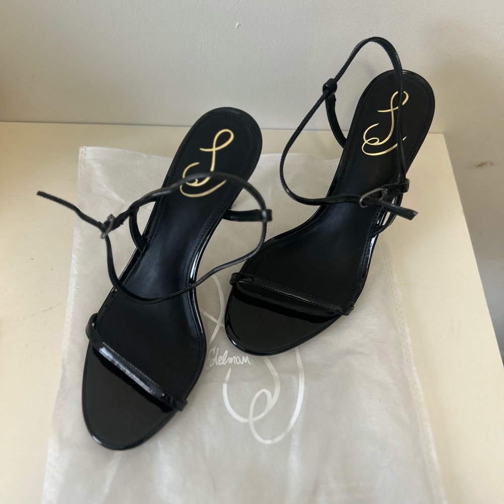 Sam Edelman Black Strappy Heels